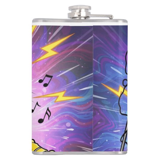 Meowhemian Rhapsody Heupfles (Achterkant)