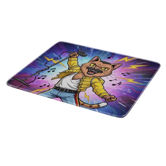 Meowhemian Rhapsody Snijplank (Hoek)