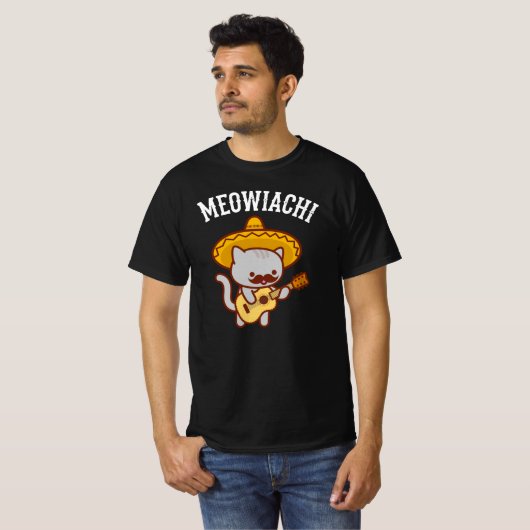 MEOWIACHI Cat T-Shirt (Voorkant volledig)