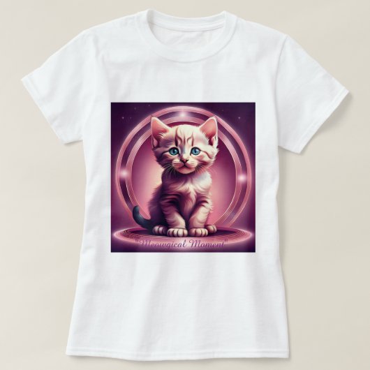 "Meowical Moment" Kitten T-shirt (Design voorkant)