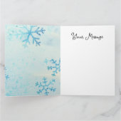 Meowing Stained-Glass Christmas Black Cat Kaart (Binnen)