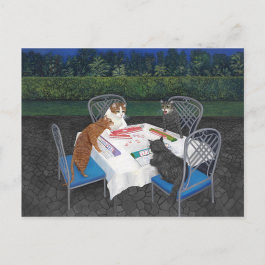 Meowjongg Briefkaart (Voorkant)