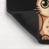 Meowl Cat Owl Hybrid Funny Meme Brain Rot Gen Alph Muismat (Hoek)