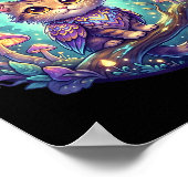 Meowl Cat Owl Meme Brainrot Kids Cursed Silly Gen  Poster (Hoek)