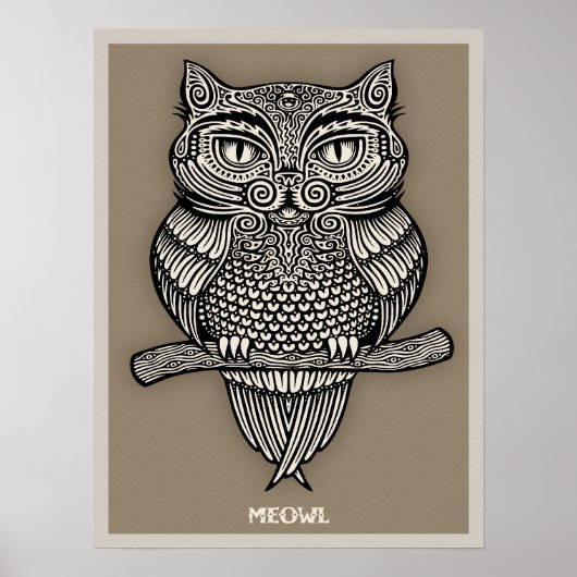 Meowl Poster (Voorkant)