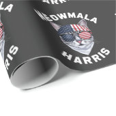 Meowmala Kamala Kinderloze Cat Lady Harris Cadeaupapier (Rol Hoek)