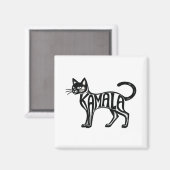 Meowmala Kamala Kinderloze Cat Lady Harris Magneet (Voorkant / Achterkant)