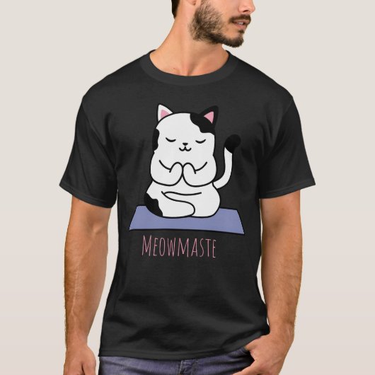 Meowmaste Animal Yoga T-shirt (Voorkant)