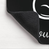 Meowmaste Cat Yoga Mousepad Black Muismat (Hoek)