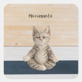 Meowmaste Kat Yoga Stickers