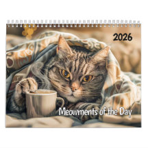 Meowmenten van de Dag - 2026 Kat Kalender