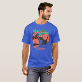 Meowmi Beach girl vintage friend T-shirt (Voorkant volledig)