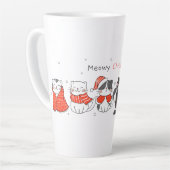 Meowmy Kerstmis! Latte Mok (Linkerhoek)