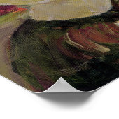 Meowna Mona Lisa Leuk Klassiek Kattenschilderij Poster (Hoek)