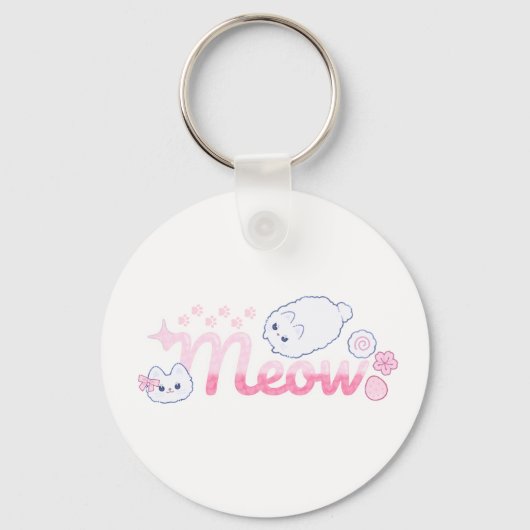 Meowpink Sleutelhanger (Voorkant)