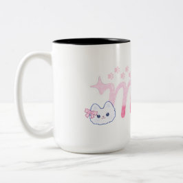 Meowpink Tweekleurige Koffiemok