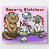 Meowrry kerstkatten fotoplaat (Voorkant)