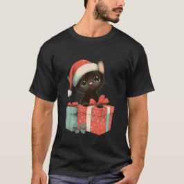 Meowry kerst t-shirt