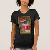 Meowry Kerstteeshirt T-shirt (Voorkant)