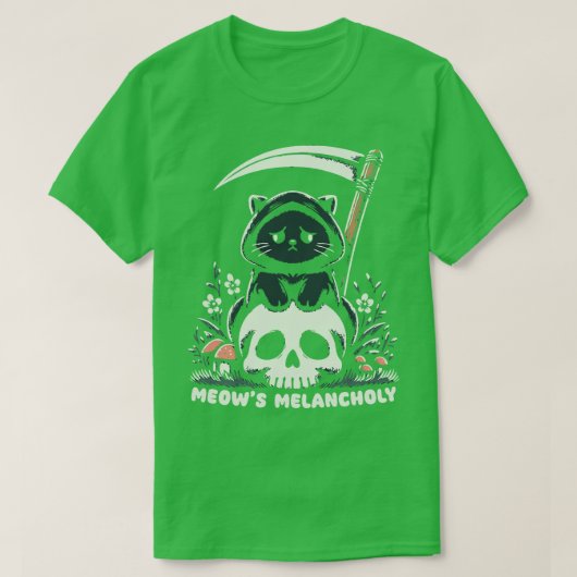 Meows Melancholy T-shirt (Design voorkant)