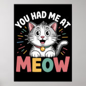 Meow's onweerstaanbare aantrekkingskracht poster (Voorkant)