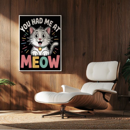 Meow's onweerstaanbare aantrekkingskracht poster