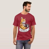 Meowscle - Chat Muskey T-shirt (Voorkant volledig)