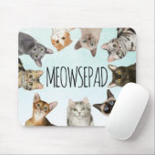 Meowsepad | Funny Cat Lover Muismat (Met muis)