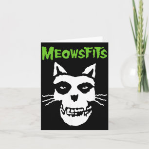 Meowsfits Katten Kittens Miauw Grappige Parodie Ba Kaart