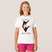 MEOWSIC ROCK EN ROLL, Music Cat Gift, Meowsic T-shirt (Voorkant volledig)