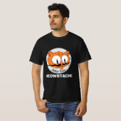 MEOWSTACHE Mustache Cat Señor Gato Funny T-shirt (Voorkant volledig)