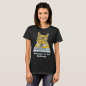 Meowster Keyboard  Cat Working Pun Programmer Code T-shirt (Voorkant volledig)