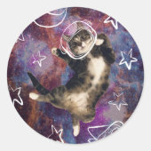 Meowstronaut Kiba Sticker (Voorkant)