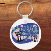 Meowsville Dad-O Beatnik Kat Sleutelhanger (Voorkant)