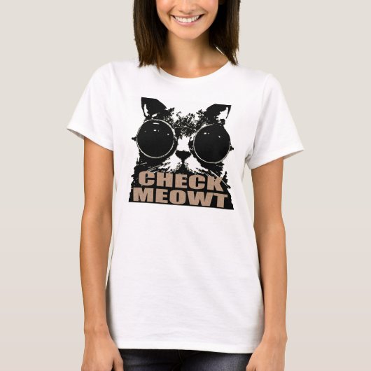 Meowt controleren t-shirt (Voorkant)