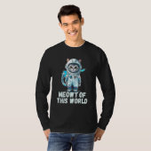Meowt Of This World Cat Astronaut T-shirt (Voorkant volledig)