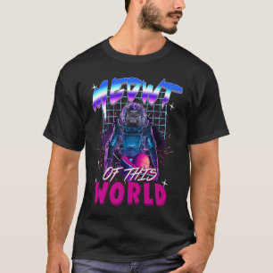 Meowt van deze Wereld kat in de ruimte astronaut T-shirt