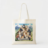 Meowtain - Een stapel katten Tote Bag (Voorkant)