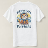 Meowtain Purrhaps T-shirt (Design achterkant)