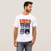 Meowtallica Funny Cat T-shirt (Voorkant volledig)