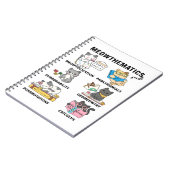 Meowthematics Funny Math Cat Puns For Math Lovers Notitieboek (Linkerzijde)