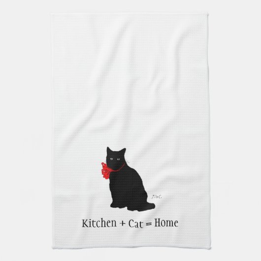 Meowu Collectie Kitchen Towel Theedoek (Verticaal)
