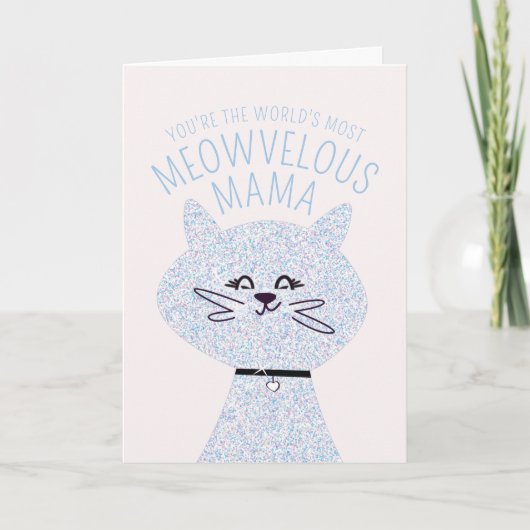 Meowvelous Mama Cat Kaart (Voorkant)