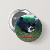 Meowww. Woensdag, nachtclub Ronde Button 5,7 Cm (Voorkant /achterkant)
