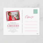 Meowy All Whiskers Cat Lover Cute Photo Pet Feestdagenkaart (Achterkant)