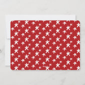 Meowy Alles Elegant Script Cat Funny Foto Feestdagenkaart (Achterkant)