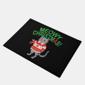 Meowy Cat Kerstmis Deurmat (Schuin)