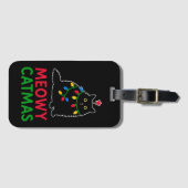 Meowy Catmas Bagagelabel (Voorkant (horizontaal))