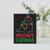 Meowy Catmas Briefkaart (Staand voorkant)
