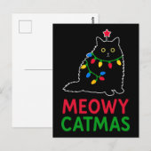 Meowy Catmas Briefkaart (Voorkant / Achterkant)